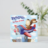 Dog Flying Kaart (Staand voorkant)