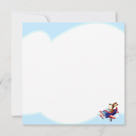 Dog Flying Kaart (Achterkant)