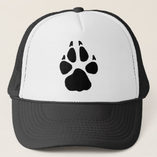 Dog Footprint Trucker Pet