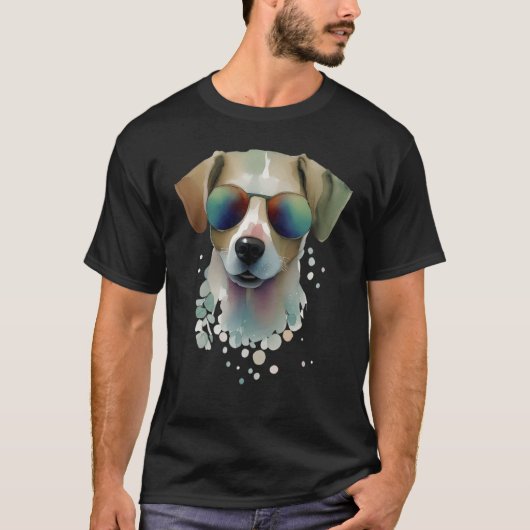 dog for  Colorful Kitty Adoption T-shirt (Voorkant)