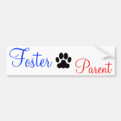 Dog Foster Parent Bumpersticker (Voorkant)