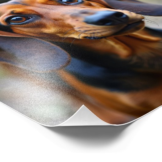 Dog Foto Afdruk (Hoek)