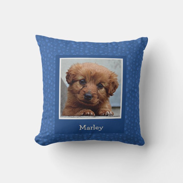 Dog Foto Pillow Love My Dog Personalize Kussen (Voorkant)
