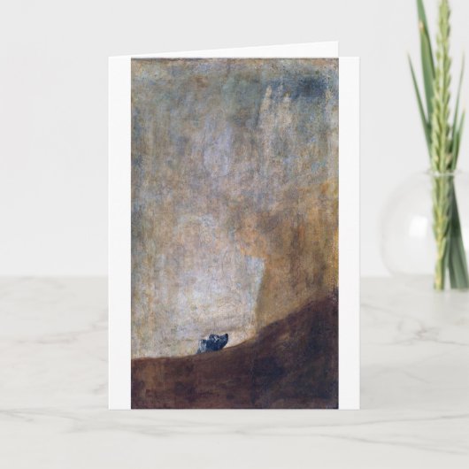 Dog, Francisco Goya Kaart (Voorkant)