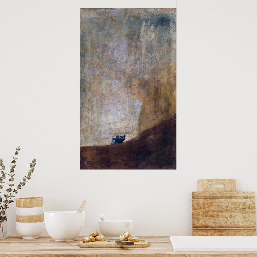 Dog, Francisco Goya Poster (Keuken)