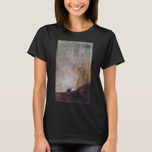 Dog, Francisco Goya T-shirt (Voorkant)