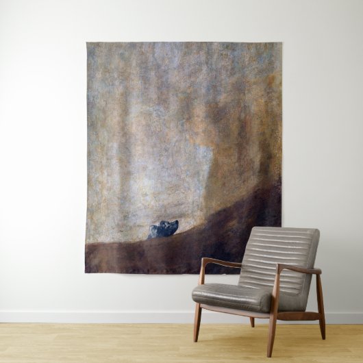 Dog, Francisco Goya Wandkleed (In situ)