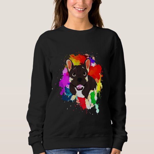 Dog French Bulldog 59 Trui (Voorkant)