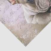 Dog French Bulldog Dogs Cute Couple Tissuepapier (Detail)