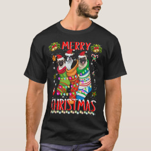 Dog French Bulldog kerstsoks T-shirt