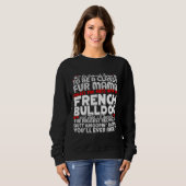 Dog Frenchie Bulldog Trui (Voorkant volledig)
