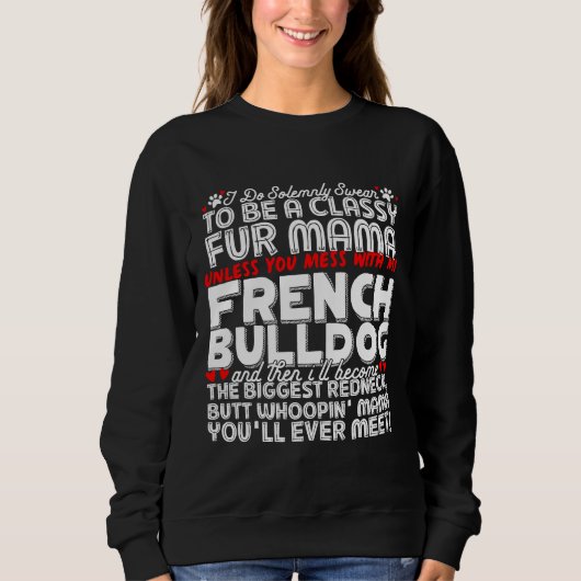 Dog Frenchie Bulldog Trui (Voorkant)
