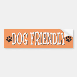 Dog Friendly Bumpersticker