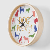 Dog Friendly met verschillende rassen in kleur (Hoek)