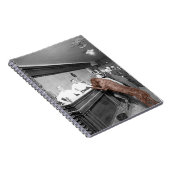 Dog Friendly Saloon Tavern Bar 1900 Foto Notitieboek (Rechterzijde)