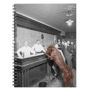 Dog Friendly Saloon Tavern Bar 1900 Foto Notitieboek