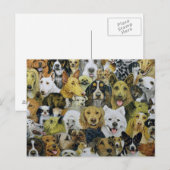 Dog Friends Briefkaart (Voorkant / Achterkant)