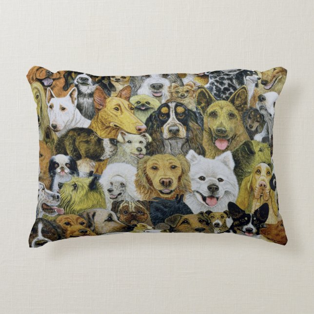 Dog Friends Decoratief Kussen (Voorkant)