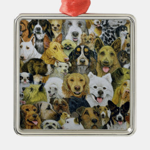 Dog Friends Metalen Ornament