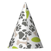 Dog Funny Quote Birthday Pawty Feesthoedjes (Achterkant)