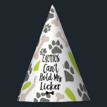 Dog Funny Quote Birthday Pawty Feesthoedjes<br><div class="desc">Dames en heren, en vage vrienden van alle leeftijden, verzamelen zich rond omdat ik iets heb dat ik met jullie moet delen. Het is tijd om een verjaardagsfeest voor je hond te werpen, en wat een betere manier om te vieren dan met een stijlvol en compagnant pet! Introductie van het...</div>