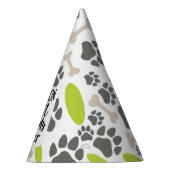 Dog Funny Quote Birthday Pawty Feesthoedjes (Rechts)