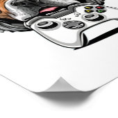 Dog Gamer - Videospel Poster (Hoek)