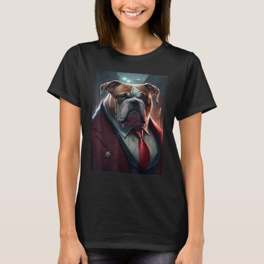 Dog Gangster must love dogs T-shirt (Voorkant)