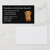 Dog-gedragstraining Visitekaartje (Voorkant / Achterkant)