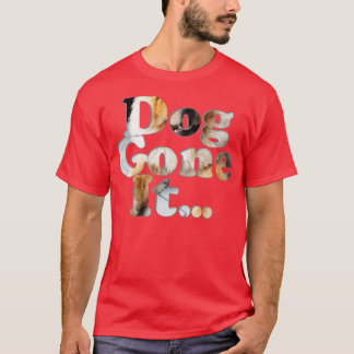 Dog geeft het. t-shirt