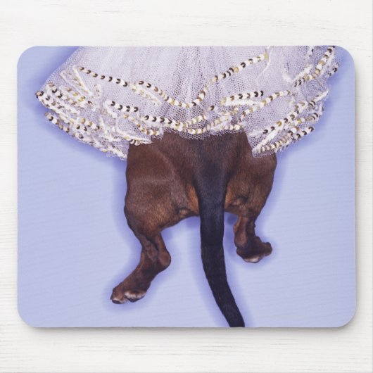Dog gekleed muismat (Voorkant)