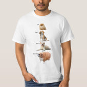 Dog-geluidschaalverdeling T-shirt (Voorkant)