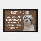 Dog gepersonaliseerd hormoon deurmat (Voorkant)