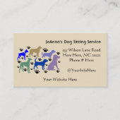 Dog-gerelateerde Visitekaartjes (Voorkant)