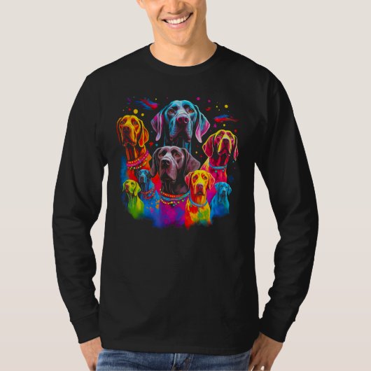 Dog German Shorthaired Pointer Best Friends T-shirt (Voorkant)