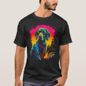 Dog German Shorthaired Pointer Camping T-shirt (Voorkant)