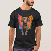 Dog German Shorthaired Pointer Heaven T-shirt (Voorkant)
