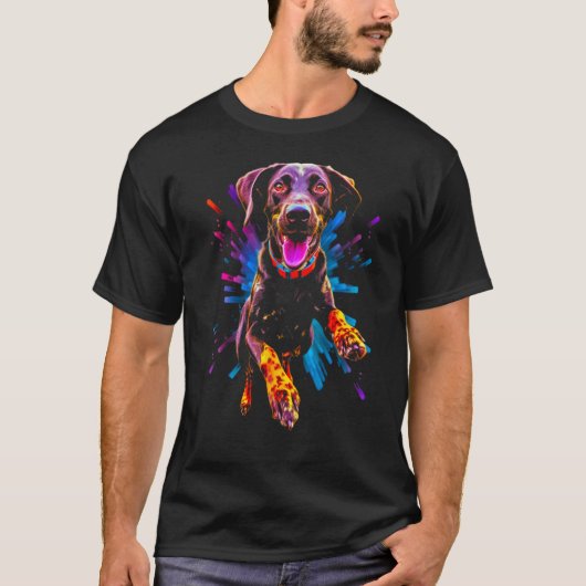 Dog  German Shorthaired Pointer T-shirt (Voorkant)