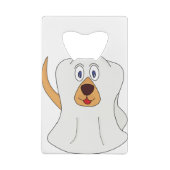 Dog Ghost Halloween Costume Creditkaart Flessenopener (Achterkant)