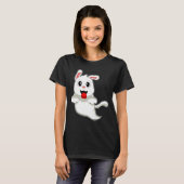 Dog Ghost Halloween T-shirt (Voorkant volledig)