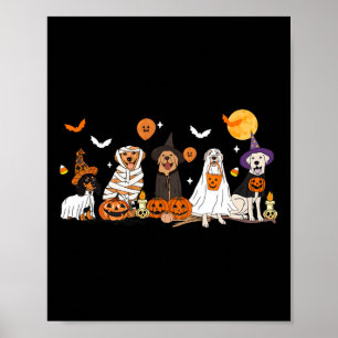 Dog Ghost Witch Mummy Halloween Kostuum Mannen Vro Poster