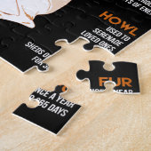 Dog Gift | anatomie van een whippet-hond voor een Legpuzzel (Zijkant)