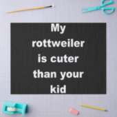 Dog Gift | Baby rottweiler Tissuepapier (Craft)