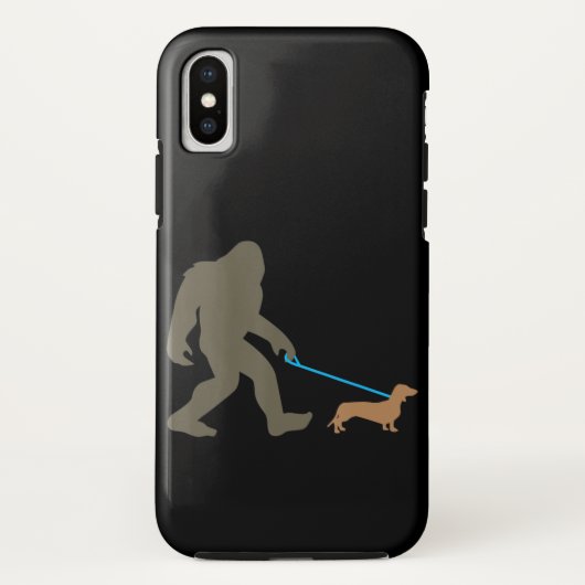 Dog Gift | Bigfoot Walking Dachshund Case-Mate iPhone Case (Achterkant)