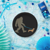 Dog Gift | Bigfoot Walking Dachshund Papieren Bordje (Feest)