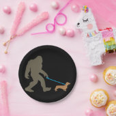 Dog Gift | Bigfoot Walking Dachshund Papieren Bordje (Feest)