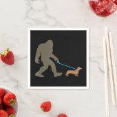 Dog Gift | Bigfoot Walking Dachshund Servet (Insitu)