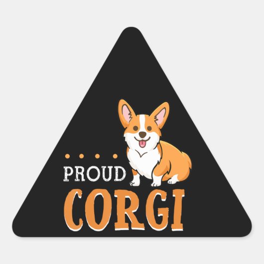 Dog Gift | Corgi auntie grappig Sticker (Voorkant)