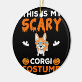 Dog Gift | Corgi costume Funny dog Halloween Keramisch Ornament (Links)
