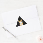 Dog Gift | Corgi Draag gezichtsmasker Sticker (Envelop)